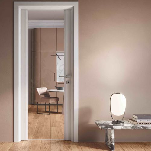 Porta da interno - CLIMB VISCA 1VST - GIDEA - in laminato / battente / contemporanea