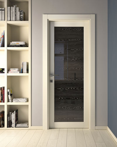 Porta da interno - ANVRIA 1V - GIDEA - in vetro / in laminato / battente
