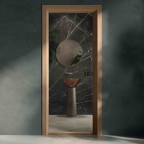 Porta da interno - LIVIA 1VT - GIDEA - in laminato / battente / contemporanea