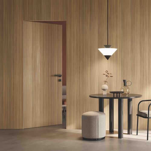 Porta da interno - CLIMB 1L - GIDEA - in laminato / battente / contemporanea