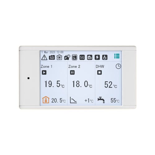 Regolatore di riscaldamento da incasso - FTC7 - MITSUBISHI ELECTRIC - a distanza / touch screen