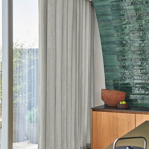 Tessuto per tende - SILENT WAVES - JAB ANSTOETZ FABRICS - a tinta unita / in Textilene® / decorativo