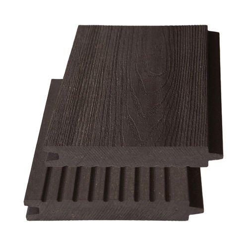 Listone per esterno in legno composito (WPC) - ENTERO 4.0  - WERZALIT - nero / marrone / impermeabile