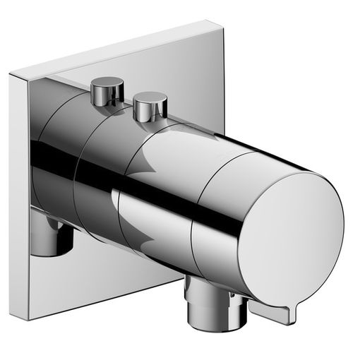 Miscelatore da doccia - 59556 - KEUCO - da parete / termostatico / in metallo cromato