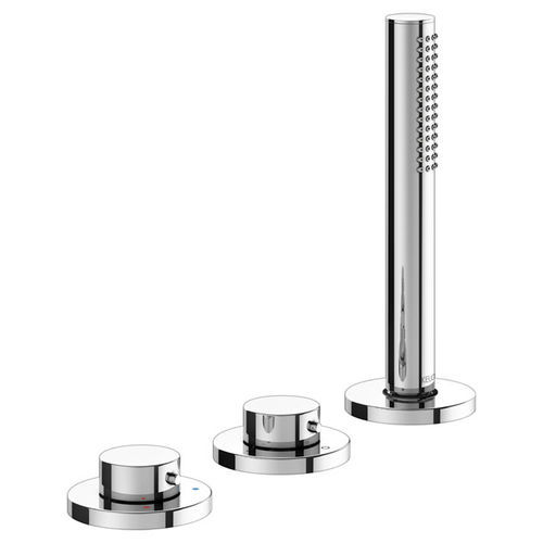 Miscelatore doppio comando per vasca - 51530 - KEUCO - da appoggio / in metallo cromato / da bagno