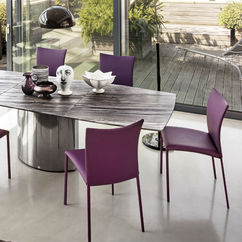 Sedia contemporanea - NOBILE SOFT - DRAENERT - da interno / in tessuto / in pelle