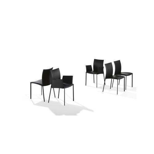 Sedia contemporanea - NOBILE SOFT X - DRAENERT - da interno / in tessuto / in pelle