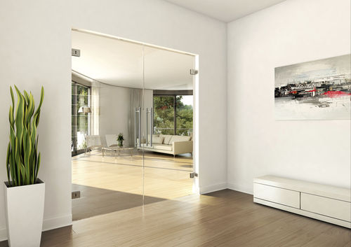 Porta da interno - SPRINZ - in vetro / battente / vetrata