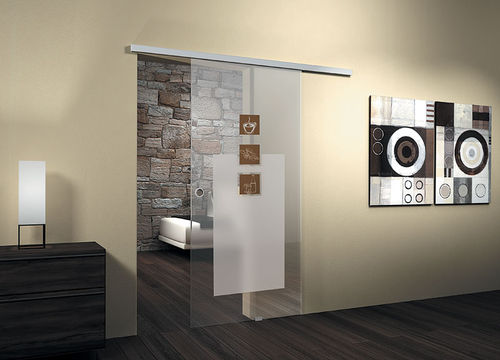 Porta da interno - MOTION 700 - SPRINZ - in vetro / scorrevole / vetrata