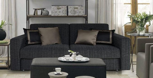 Divano letto - SENECA - GRASSOLER - contemporaneo / in tessuto / con rivestimento rimovibile