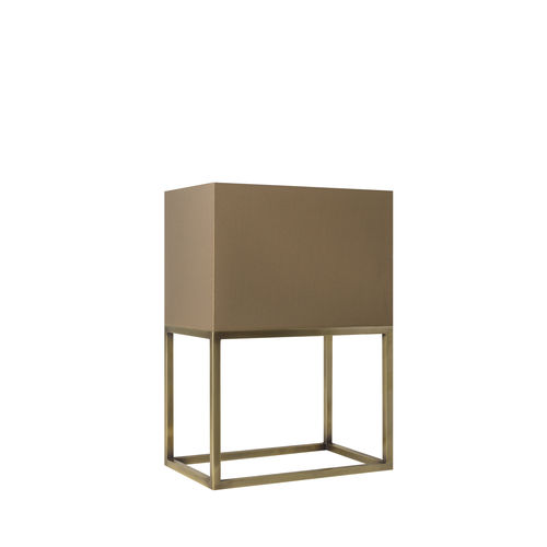 Lampada da tavolo - L177A - CASADISAGNE - in ottone / in cotone / contemporanea