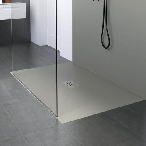 Piatto doccia rettangolare - LOTUS - PROFILTEK - da appoggio / ultrapiatto / in resina