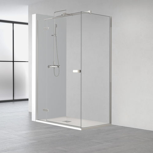 Parete doccia battente - GA-216 - PROFILTEK - fissa / rettangolare / d'angolo