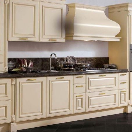 Cucina classica - GRANGALA - BERLONI - in legno / con impugnature