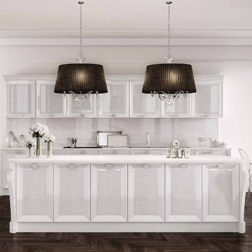 Cucina classica - OLYMPIA - BERLONI - in legno / con isola / con impugnature