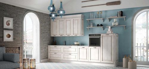 Cucina classica - ATHENA - BERLONI - in legno / con impugnature / laccata