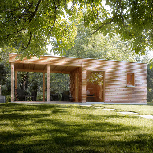Sauna per uso residenziale - TALO - KLAFS - in legno / per esterni / prefabbricata
