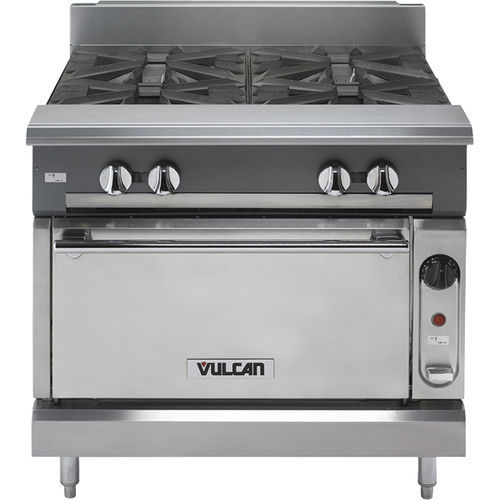 Blocco cottura a gas - V6B36C - VULCAN - professionale / 6 fuochi / 1 forno
