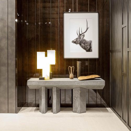 Consolle contemporanea - Imperfetto  - LAURAMERONI - in legno laccato / in legno dipinto / in marmo