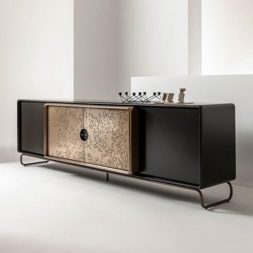 Credenza contemporanea - talento up - LAURAMERONI - in legno / in metallo / in vetro