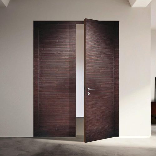 Porta per cabina armadio da interno - Decor - LAURAMERONI - in vetro / in legno / battente
