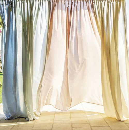 Tendina voile a tinta unita - FINO - Fischbacher 1819 - in lana / in Tencel® / lavabile