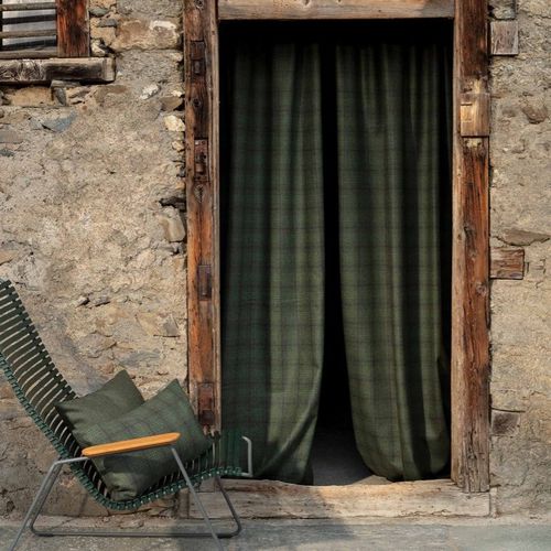 Tessuto da tappezzeria - BENU CHECK - Fischbacher 1819 - per tende / a quadretti / in poliestere