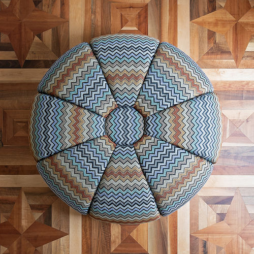 Tessuto da tappezzeria - GLASS FANTASY - MISSONI HOME - a righe / con motivo stampato / Jacquard
