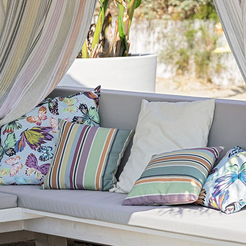 Tessuto da tappezzeria - VANESSA - MISSONI HOME - a righe / multicolore / per esterni