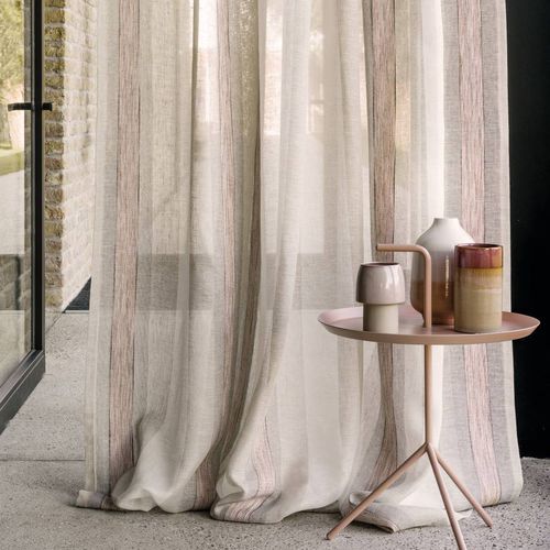 Tendina voile a righe - IDOLE - CASAMANCE - in lana / in lino / in cotone