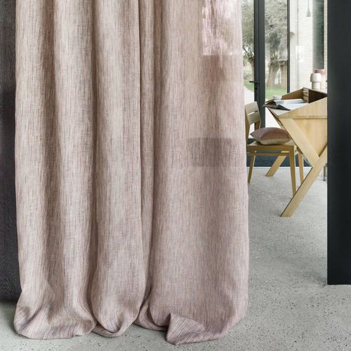 Tessuto per tende - PREFERENCE - CASAMANCE - con motivo iridescente / in cotone / in lino