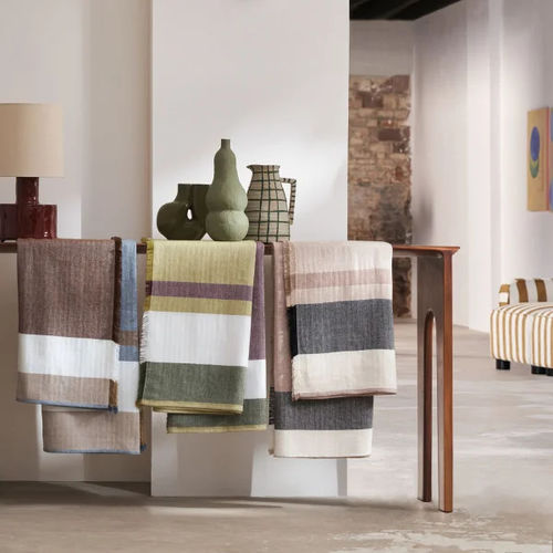 Plaid in cotone - TALIE  - CASAMANCE - in lino / in poliestere