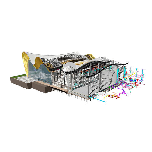 Software di architettura - ARCHICAD - Graphisoft - per rendering 3D / BIM Building Information Modeling / per edificio
