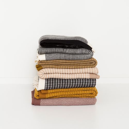 Coperta in lana merinos - BONNET - casalis