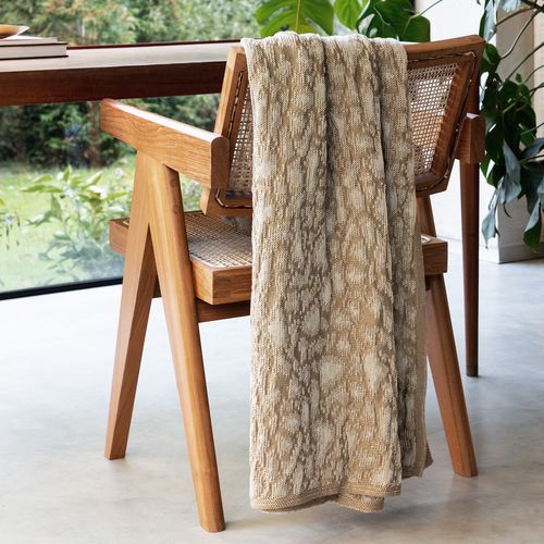 Coperta in lana merinos - EARTH - casalis