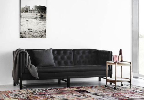 Divano contemporaneo - EJ 315 - Erik Jørgensen - in tessuto / in pelle / con cuscino rimovibile