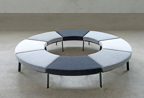 Divanetto imbottito modulare - GLOBAL : EJ 2100 - Erik Jørgensen - contemporaneo / in tessuto / contract