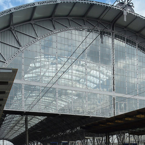 Pannello in vetro di sicurezza - STRATOBEL STRONG - AGC Glass Europe - laminato / trasparente / colorato