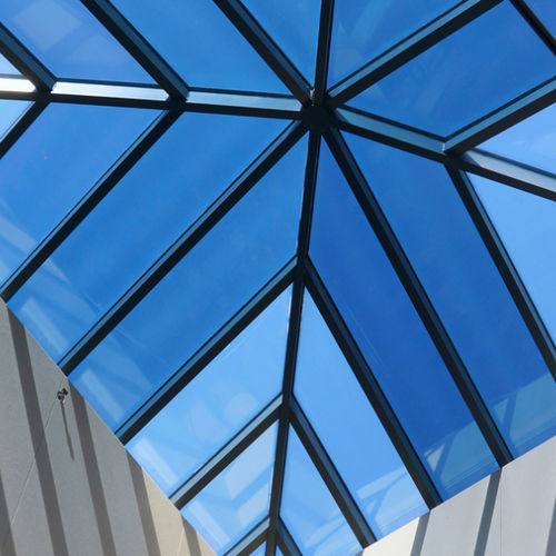 Pannello in vetro di sicurezza - PLANIBEL EASY - AGC Glass Europe - trasparente / colorato / per tetto