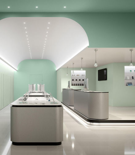Laminato decorativo HPL - PUR METAL® - Polyrey - aspetto metallo / lucido / opaco