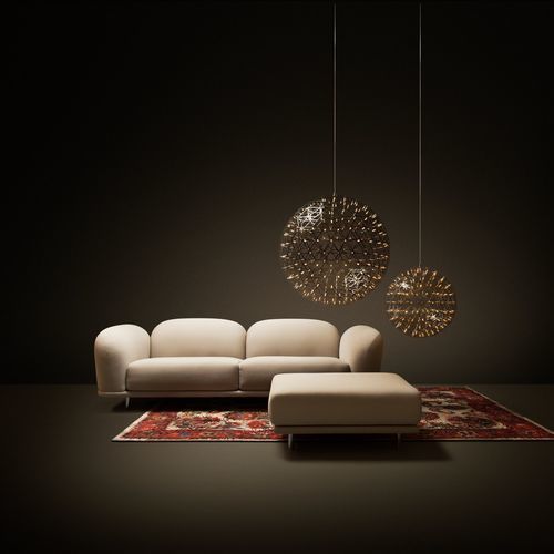 Divano contemporaneo - Cloud  - moooi - in tessuto / con braccioli / con cuscino rimovibile