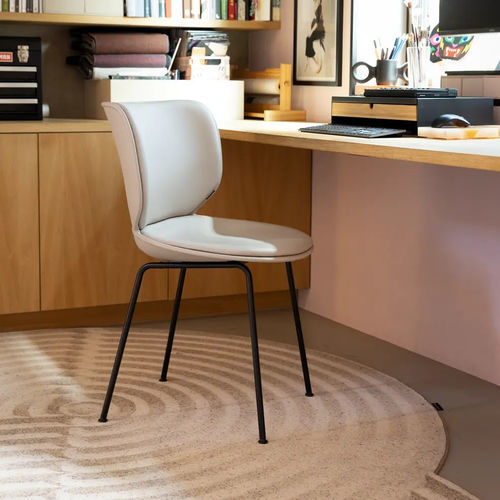 Sedia da pranzo contemporanea - Hana  - moooi - da interno / in tessuto / in polietilene
