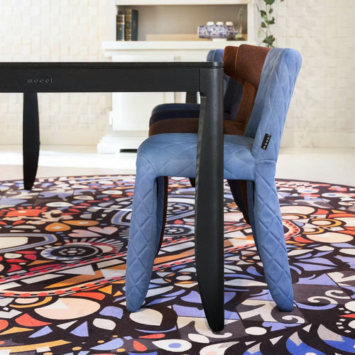 Sedia da pranzo contemporanea - Monster  - moooi - da interno / in ecopelle / con supporto in acciaio