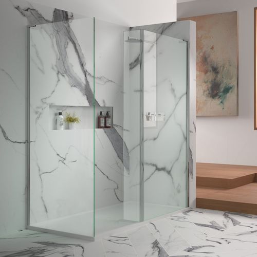 Parete doccia battente - EWL - matki showering - curva / d'angolo / su piatto doccia