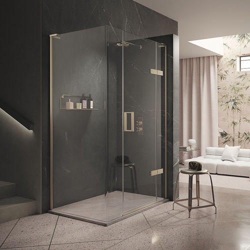 Parete doccia battente - EHCL - matki showering - curva / d'angolo / in vetro temprato