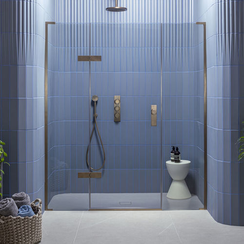 Parete doccia battente - EPI - matki showering - a nicchia / in vetro temprato / professionale