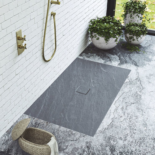 Piatto doccia rettangolare - SLF - matki showering - da appoggio / rasoterra / in ceramica