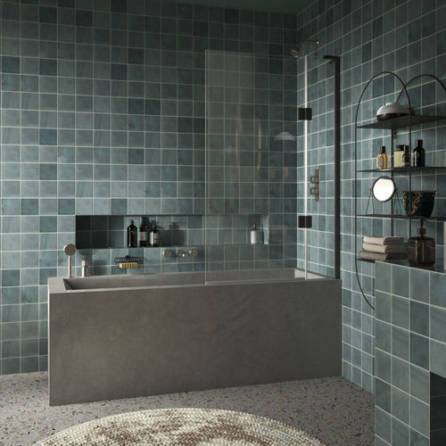 Sopravasca a libro - EPD - matki showering - reversibile / in vetro temprato / con un pannello