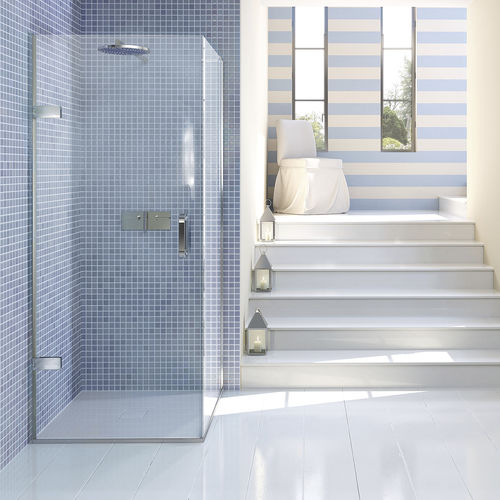Parete doccia battente - EPC - matki showering - d'angolo / in vetro temprato / professionale