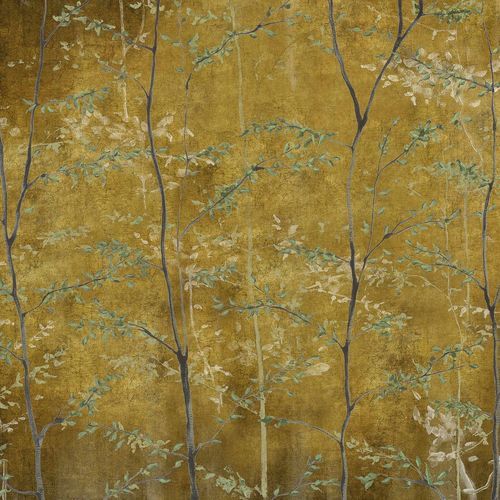 Carta da parati contemporanea - WOODS GOLD - Coordonné - in vinile / con motivi naturali / aspetto carta da parati